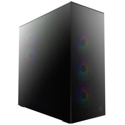 ARCTIC Bo&icirc;tier Pc  Xtender Noir Panneaux En Verre Miroir
