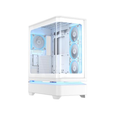 ASUS Bo&icirc;tier PC  PRIME AP304 TG ARGB Blanc &eacute;clairage ARGB
