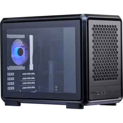 COOLER MASTER Bo&icirc;tier PC ATX  MasterFrame 400 Mesh Noir Verre tremp&eacute;