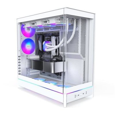MONTECH Bo&icirc;tier PC ATX - - HS02 Pro - Verre tremp&eacute; incurv&eacute; - Design r&eacute;versible - Ventilation verticale