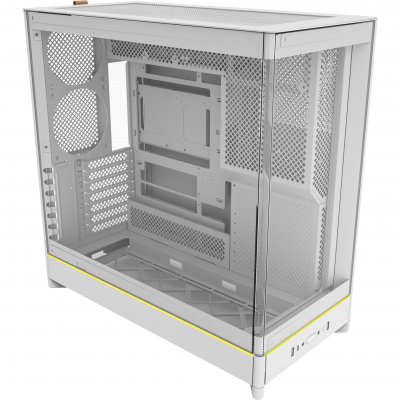MONTECH Bo&icirc;tier PC ATX - - HS02 - Verre tremp&eacute; - Ventilation verticale - Design r&eacute;versible