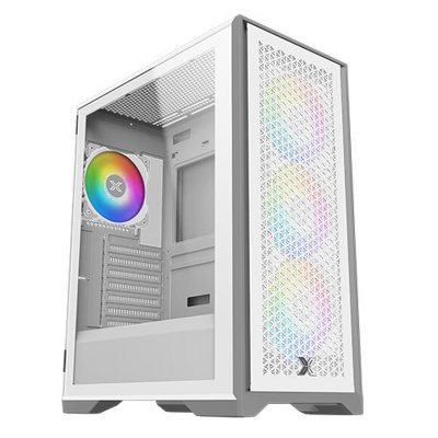XIGMATEK Boitier PC ATX  Lux S Arctic, Blanc 4x X24A (EN48298) 