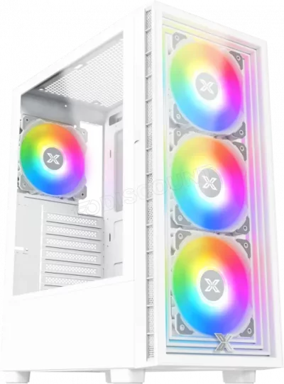 XIGMATEK Boitier PC ATX  Phantom Arctic, Blanc 4x X24A (EN49806)