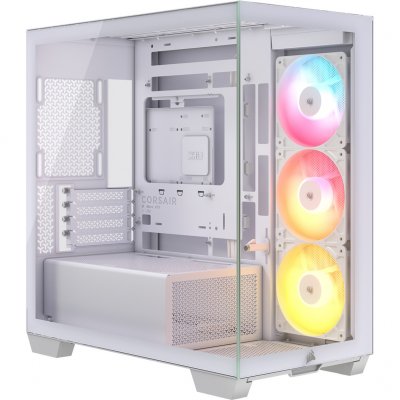 CORSAIR Bo&icirc;tier PC  ATX 2800X RS-R ARGB Blanc - mT/Sans Alim/mATX