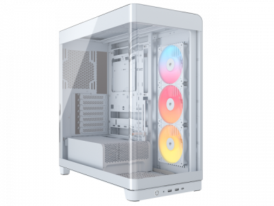CORSAIR Bo&icirc;tier PC  Frame 4500X RS-R ARGB Blanc - MT/Sans Alim/E-ATX