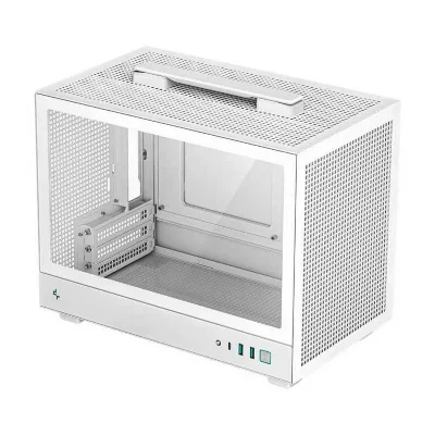 DEEPCOOL Bo&icirc;tier PC  CH160 mT/Sans Alim/Mini-ITX - Blanc 