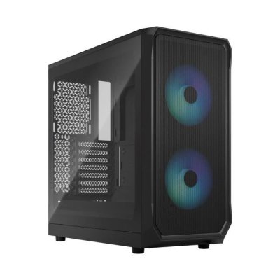 FRACTAL DESIGN Bo&icirc;tier Pc Focus 2 Rgb Black Tg Clear Tint