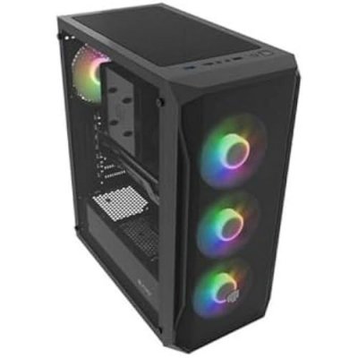 NATEC Bo&icirc;tier PC Fury SHOBO SH4F RGB MIDI Tower - - RGB - Tour midi - ATX