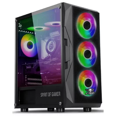 SPIRIT OF GAMER Bo&icirc;tier PC Gamer - - ROGUE 7 - ARGB - 6 Ventilateurs Inclus - Compatible Watercooling