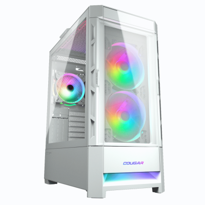 COUGAR Boitier Pc Gaming  Gaming DUOFACE RGB Blanc