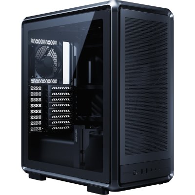 COOLER MASTER Bo&icirc;tier PC gaming MasterFrame 500 MeshBlack moyen tour noir avec panneau lat&eacute;ral verre tremp&eacute;