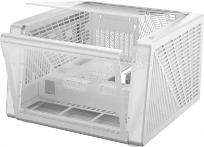GAMDIAS Boitier PC Grand Tour E-ATX  Neso P1 avec panneaux vitr&eacute;s - Blanc