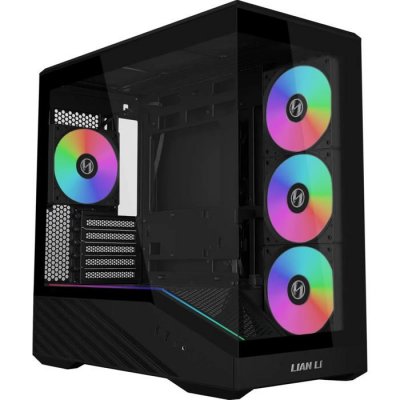 LIAN LI Bo&icirc;tier PC Lian-Li Vector V100 MINI Noir - mT/Sans Alim/mATX