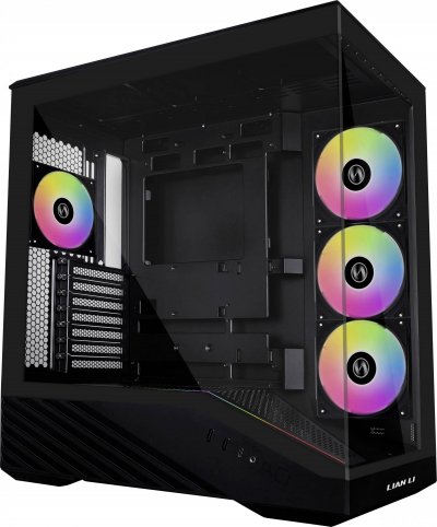 LIAN LI Bo&icirc;tier PC Lian-Li Vector V100 RGB Noir - MT/Sans Alim/E-ATX