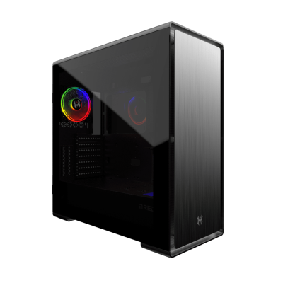 M.RED Bo&icirc;tier PC  IRON GLASS - MT/Sans Alim/E-ATX