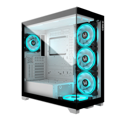 M.RED Bo&icirc;tier PC  Radiant.X White - GT/Sans Alim/ATX