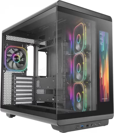 MARS GAMING Bo&icirc;tier PC -  - MC-REVMAX - &Eacute;cran IPS 118 - 4 ventilateurs ARGB - GPU 420 mm