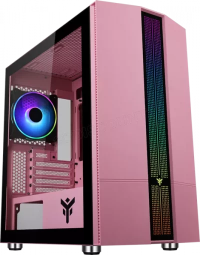 ITEK Bo&icirc;tier PC Mini Tour Micro ATX avec panneau vitr&eacute;  Liflig 41 RGB