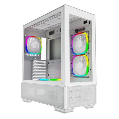 MONTECH Bo&icirc;tier PC  Sky Two RGB - MT/SansAlim/ATX - Blanc#
