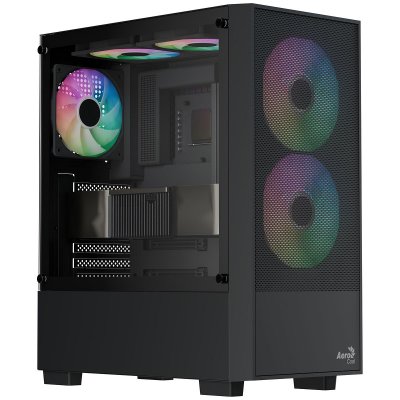 AEROCOOL Boitier PC Moyen Tour  B508A Flow-G-BK V1 (Noir)