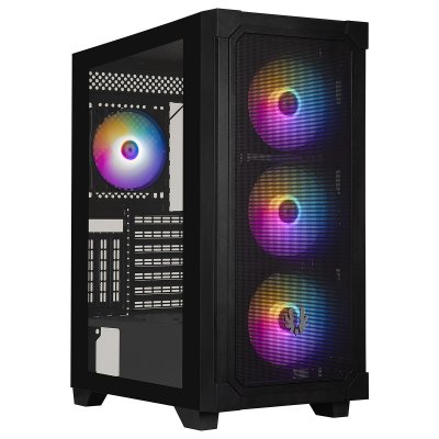 BITFENIX Boitier PC Moyen Tour  Graph ARGB (Noir)