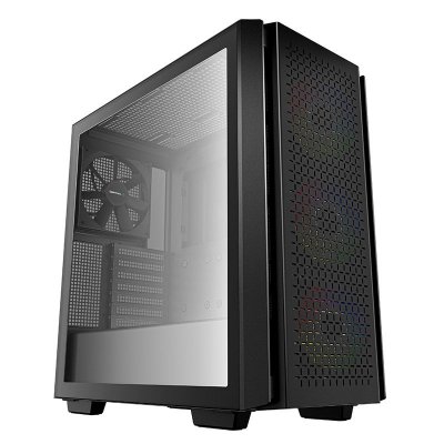 DEEPCOOL Boitier PC Moyen Tour CG560 (Noir) 