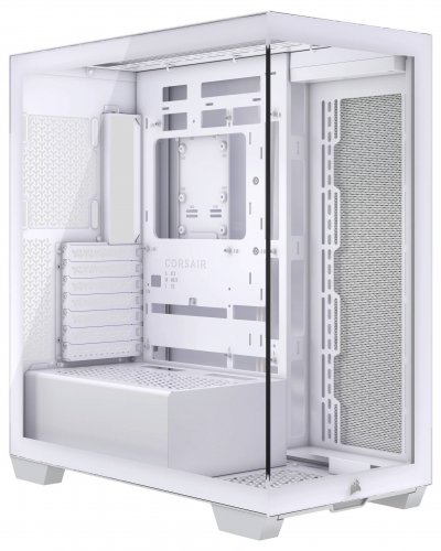 CORSAIR Boitier PC Moyen Tour E-ATX  3500X avec panneaux vitr&eacute;s - Blanc