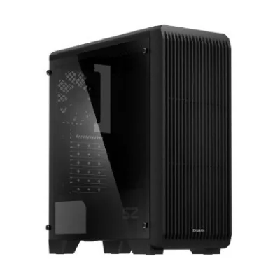 ZALMAN Boitier PC Moyen Tour  S2 TG Noir (Verre Tremp&eacute;)