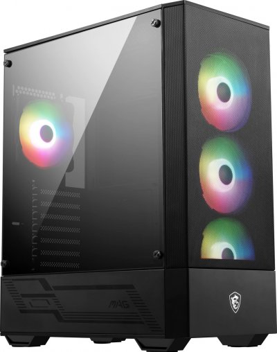 MSI Boitier PC  MAG FORGE 112R verre tremp&eacute; USB 3.2 ARGB Noir 