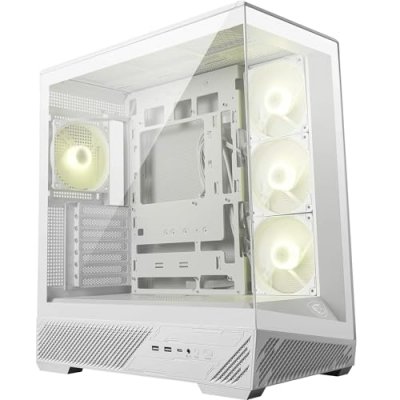 MSI Bo&icirc;tier PC  MAG PANO 130R PZ Blanc - MT/Sans Alim/ATX