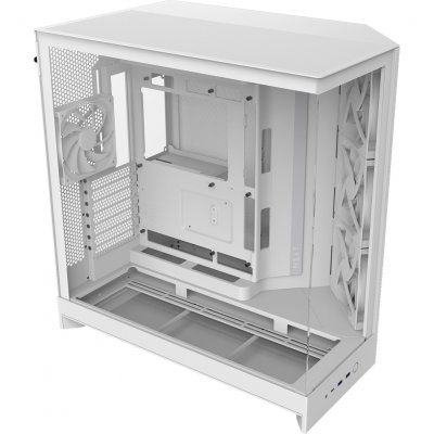 NZXT Bo&icirc;tier PC  H9 Flow Blanc - MT/Sans Alim/E-ATX