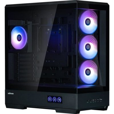 ZALMAN Boitier PC panoramique Moyen Tour  P50 DS (Noir)