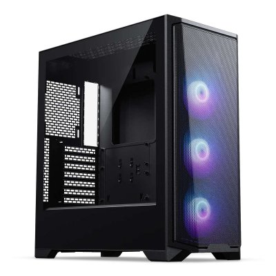 PHANTEKS Bo&icirc;tier PC -  - EC370A - Airflow &eacute;lev&eacute; - 3 ventilateurs D-RGB - Noir