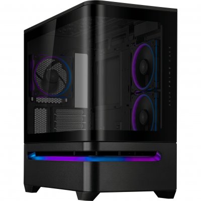 ASUS Boitier PC PRIME AP202 mini tour noir ARGB avec panneau lat&eacute;ral et avant verre tremp&eacute; 