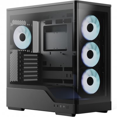 AEROCOOL Boitier PC sans alimentation -  P500A - ACCM-PN08143.11 - Moyen tour - Format ATX