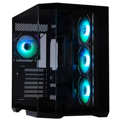 BITFENIX Boitier PC - T10 ARGB - Sans alimentation - Cube - Format ATX - Noir