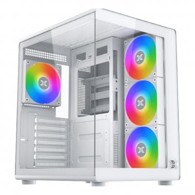 XIGMATEK Bo&icirc;tier PC -  - Aqua Compact AIR Arctic - Blanc - Cube - Format ATX