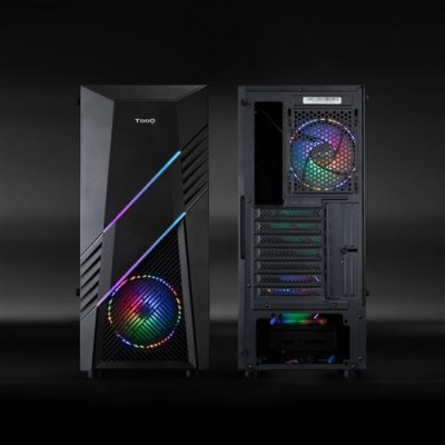 TOOQ Boitiers PC  BioHazard TQGCC102 RGB Black