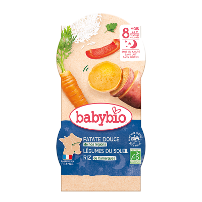 BABYBIO Bol b&eacute;b&eacute; Patate douce & l&eacute;gumes 8M Bio