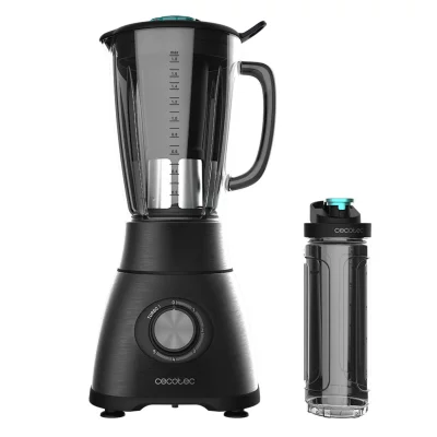 CECOTEC Bol mixeur Power Black Titanium 1800 Go 1800 W