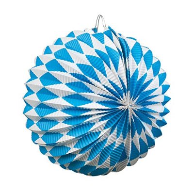BOLAND BV Boland 54215&nbsp;&ndash;&nbsp;Set Lanternes Bavaria f&ecirc;te de la bi&egrave;re, Bleu/Blanc