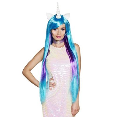 BOLAND BV Boland 85817 Perruque licorne avec corne pour femme Taille unique
