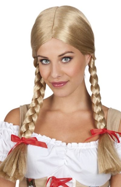 BOLAND  86117 Heidi Perruque &agrave; nattes, couleur blonde