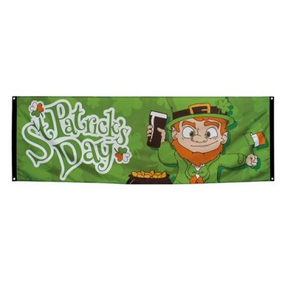 BOLAND - Banni&egrave;re St Patrick's Day, 10118226, Vert, Taille Unique