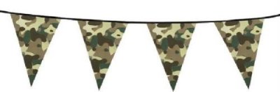 BOLAND  BOL44300 Guirlande Fanions Militaire 6 m