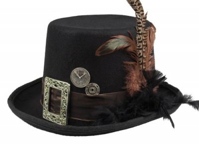 BOLAND BV Boland chapeau steampunk marron taille unique