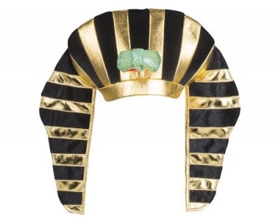 BOLAND  chapeau Toetanchamon homme noir / or taille unique