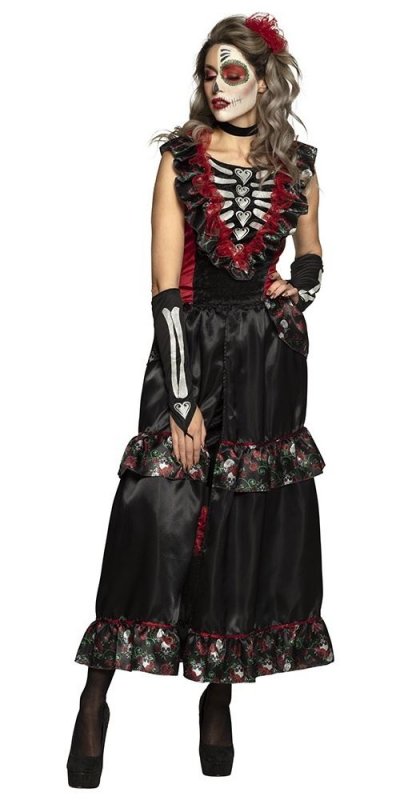 BOLAND  Costume adulte La Muerte, 10134294, multicolore, 44-46