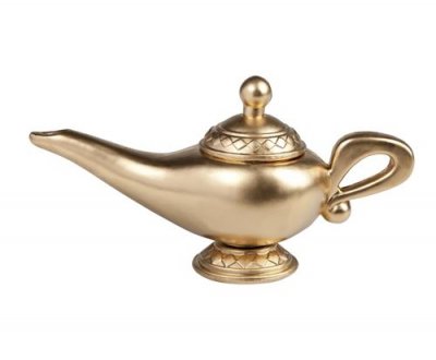 BOLAND  lampe miracle or 12 x 23 cm