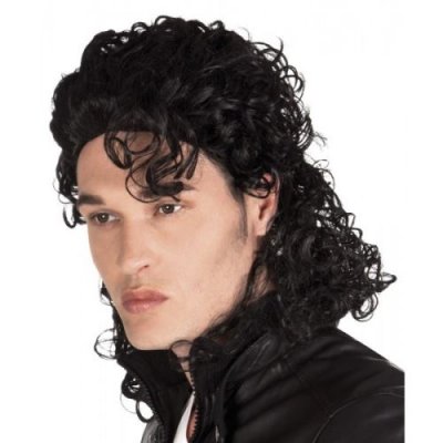 BOLAND  perruque popstar hommes noir